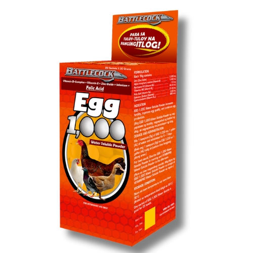 Battlecock fertility booster powder for poultry and gamefowl